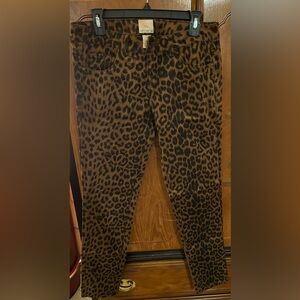 NWOT vintage Arden B faux suede leopard cheetah jeans size 8 🔥